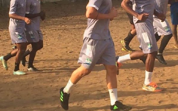 Sierra Leone Players Train On Dusty Pitch Ahead Of Friendly Clash With