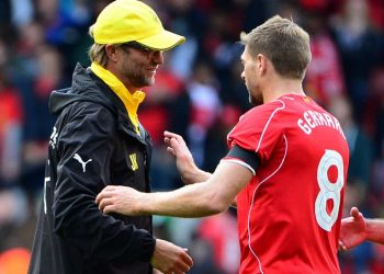Klopp congratulates Gerrard