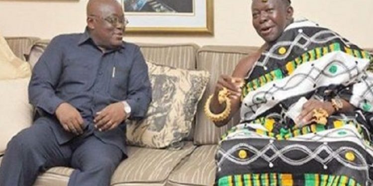Nana Addo holds close door meeting with Asantehene