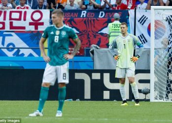 Germany out of the World Cup