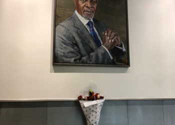 UN flags, Ghana flags fly at half mast as the world mourns Kofi Annan