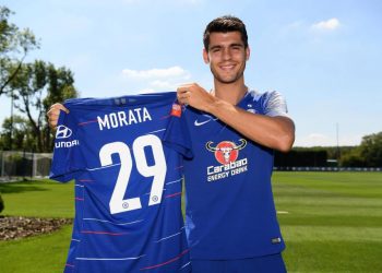 Morata changes jersey number