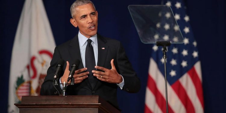 Former President Barack Obama attacks President Trump, calls on Americans to vote in midterm elections