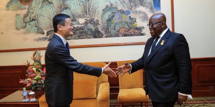 Nana Addo meets Jack Ma