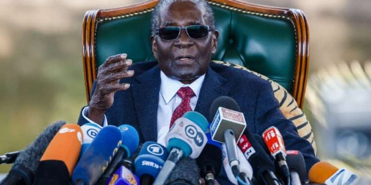 Ailing Mugabe now unable to walk, says Zimbabwe president