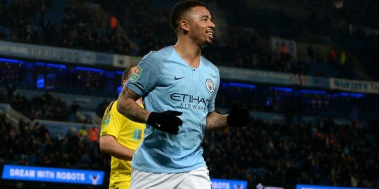 Manchester City 9 Burton Albion 0: Jesus grabs four as City cruise past Brewers