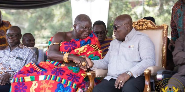 Asantehene praises Nana Addo for reopening Anglo Gold Ashanti