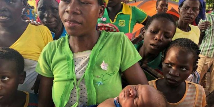 Miracle baby girl is born on top of a mango tree during Mozambique cyclone