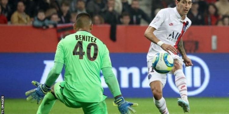 Di Maria, Mbappe guide PSG past nine-man Nice