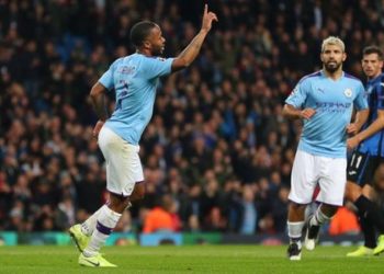 Sterling scores hat-trick as Man City thrash Atlanta