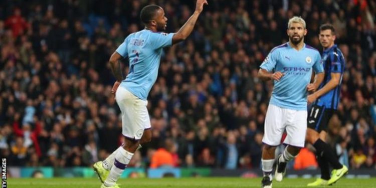 Sterling scores hat-trick as Man City thrash Atlanta