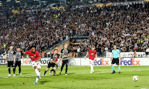Europa League: Martial penalty ends Man Utd’s winless away run