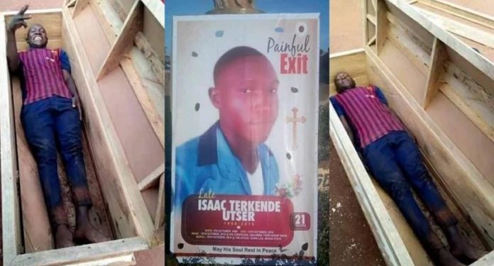 Man dies a day after lying in a coffin to take pictures