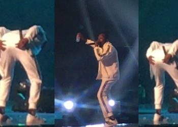 Shatta Wale fans throw bottles at Kwaw Kese as he performs at Reign concert