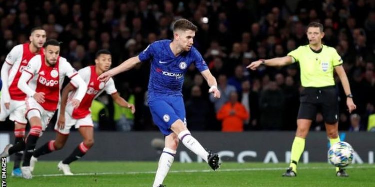 Chelsea fight back to draw with nine-man Ajax in Champions League classic