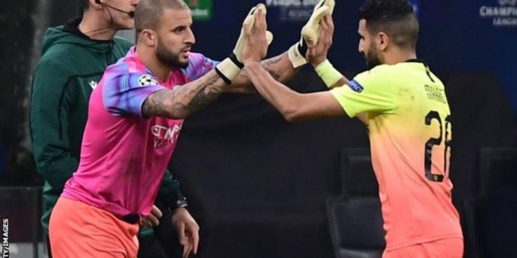 Defender Walker ends game in goal as 10-man Man City draw in Italy