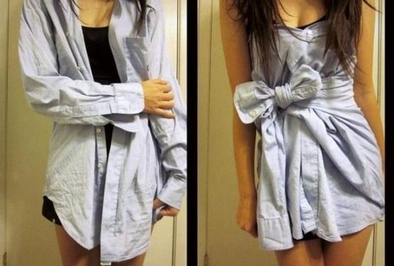 Wearing your boyfriend’s clothes can reduce your mental stress