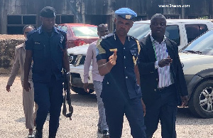 Police interdict Agordzo for wearing uniform to court