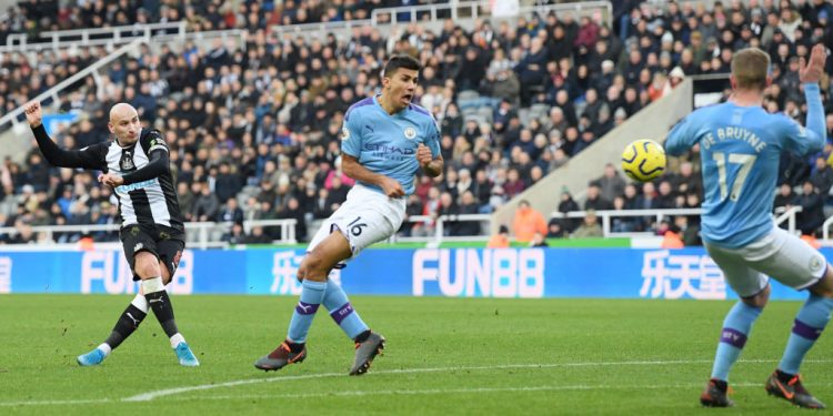 Shelvey’s late strike earns Newcastle draw as Man City drop points again