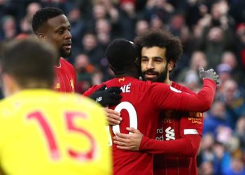 Salah double seals Liverpool win over Watford