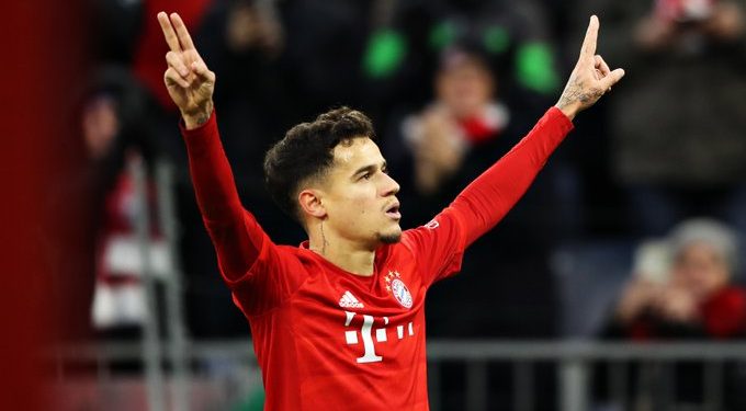 Coutinho scores hat-trick as Bayern put six past Bremen