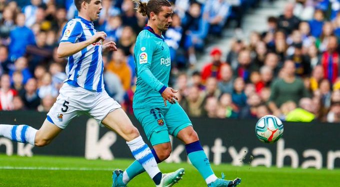 Barcelona draw at Real Sociedad in entertaining game
