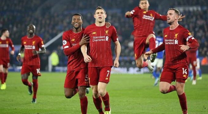 Liverpool extend lead in title race after crushing Leicester