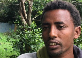 Ethiopian engineering graduate who cleans shoes for a living