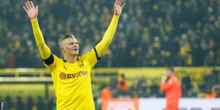 Haaland scores two more in Dortmund win