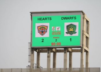 Hearts win their first match after beating Dwarfs