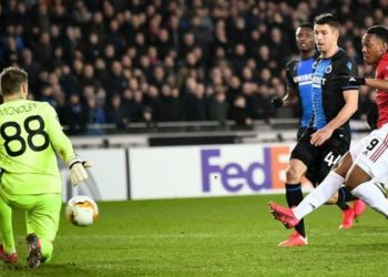 Martial earns Man Utd first-leg draw at Club Bruges