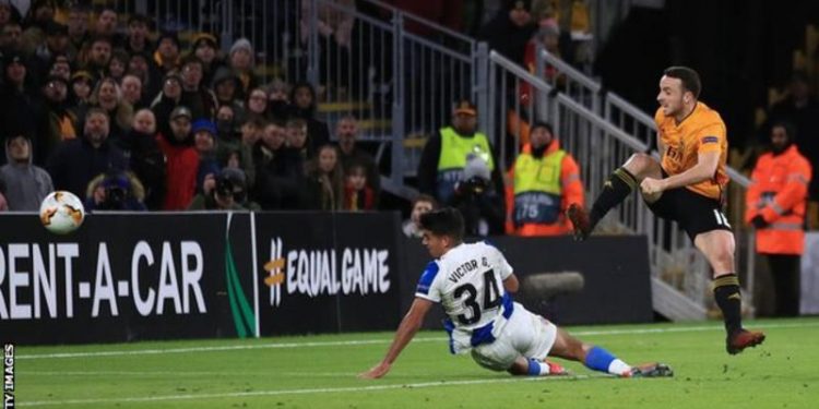 Jota hat-trick helps Wolves thrash Espanyol