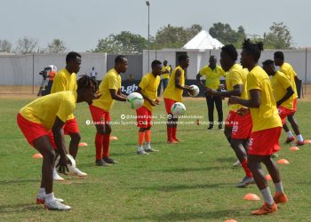 Kotoko, Aduana played the first half of their game with 10-men