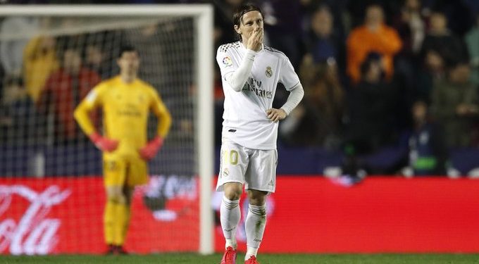 Real Madrid suffer shock defeat at Levante