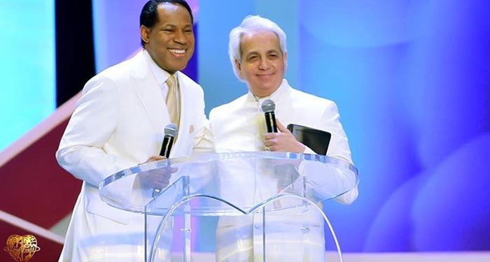 Watch live: Pastor Chris and Pastor Benny Hinn pray for the world