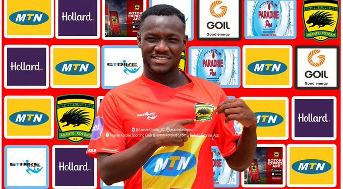 Kotoko announce the signing of Sarkodie