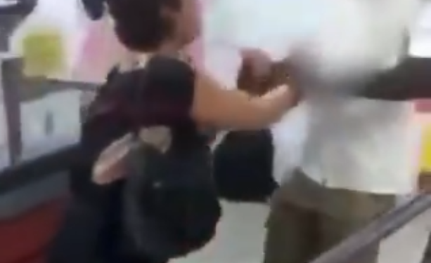 Coronavirus: White woman forced out of a shopping centre in Accra for rejecting a hand sanitizer