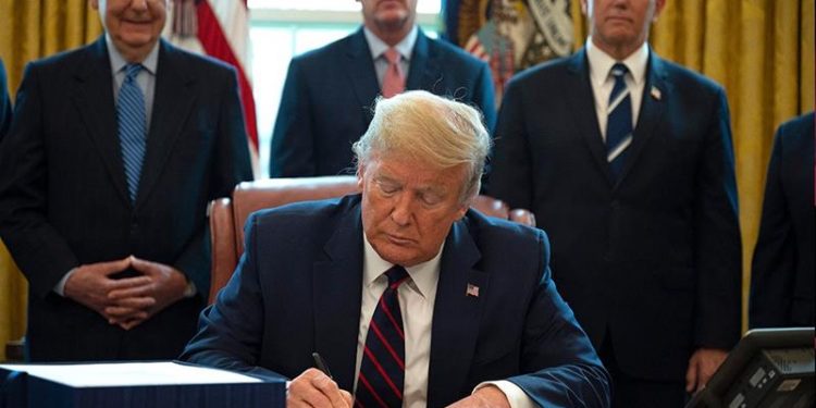 Trump signs $2.2 trillion coronavirus rescue package
