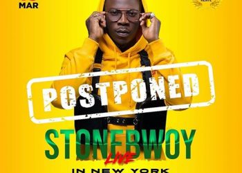 Coronavirus: Stonebwoy’s New York show postponed indefinitely