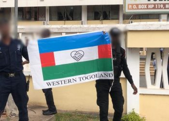Western Togoland flag hoisted at Volta Regional Coordinating Council