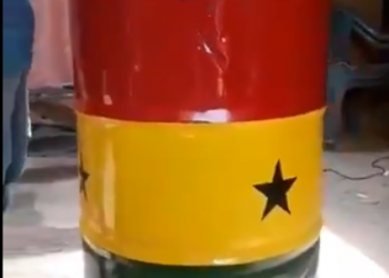 Ghanaian uses barrel to invent a smart handwashing machine to fight Coronavirus