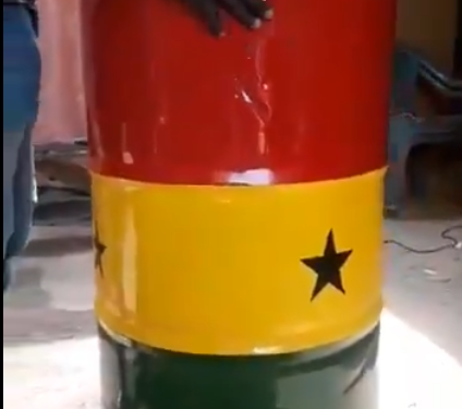 Ghanaian uses barrel to invent a smart handwashing machine to fight Coronavirus