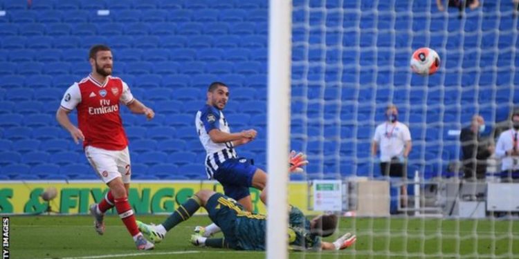 Brighton beat Arsenal