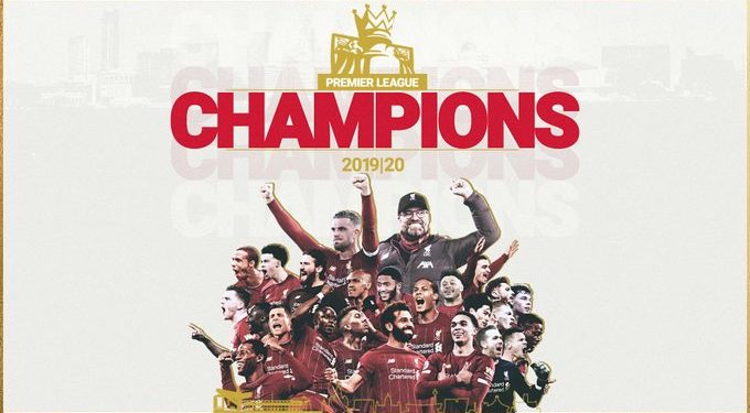 Liverpool win their first Premier League title in 30 years