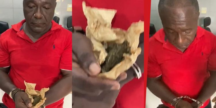 Video: Police find weed on Prophet Kwabena Agyei after his arrest