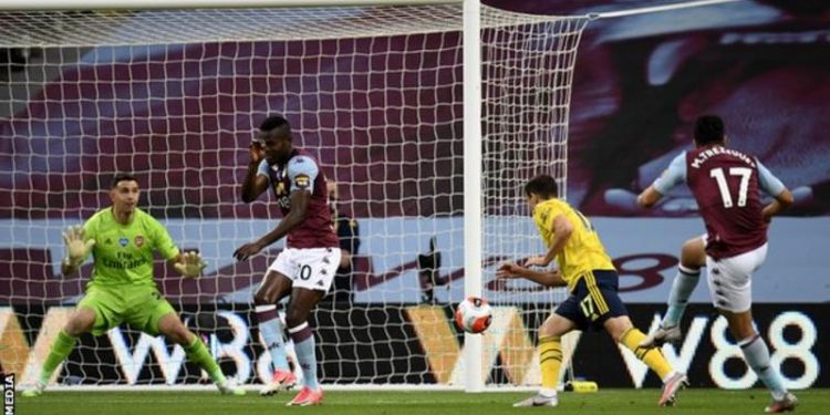 Villa beat Arsenal to climb out of relegation zone