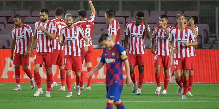 Atletico Madrid deal Barcelona another blow in LaLiga title race