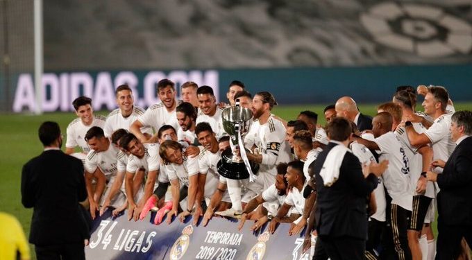Madrid are champions for the 34th time