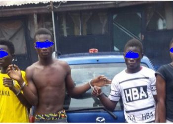 Police arrest 25 teenagers and their leader allegedly in the act of shooting pornography