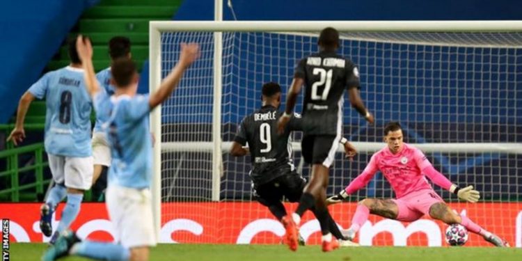 Man City dumped out of Champions League by Lyon